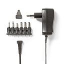 Nedis ACPA006 Universal AC Power Adapter 7.2W 3-12V DC 1.80m 1.0A Black