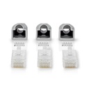 Nedis CCBW89355GY RJ45-Connector Solid UTP CAT6 Verguld 10 Stuks Grijs 