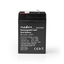 Nedis BALA45006V Rechargeable Lead Acid Battery 6 V 4500 mAh Black