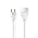 Nedis Extension Cable Type F 3.0m White - PEXC103EWT