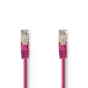 Nedis CCGP85121PK200 CAT5e Network Cable SF/UTP RJ45 20m Pink