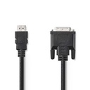 Nedis CCGB34800BK20 HDMI Cable HDMI - DVI-D 24+1-Pin 1080p Nickel-plated 2m Black