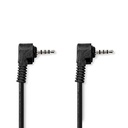 Nedis CVGL22000BK20 Audio Cable 3.5 mm Jack Nickel Plated 2m Black