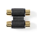 Nedis CABW24952AT Stereo Audio Adapter 2x RCA Gold-plated Black