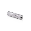 Nedis CAGB22950ME Stereo-Audioadapter 3,5 mm jack Vrouwelijk - 3,5 mm Jack Vrouwelijk Zilver