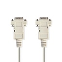 Nedis CCGP59001IV20 VGA Cable Nickel Plated 1024x768@60Hz 2m Ivory