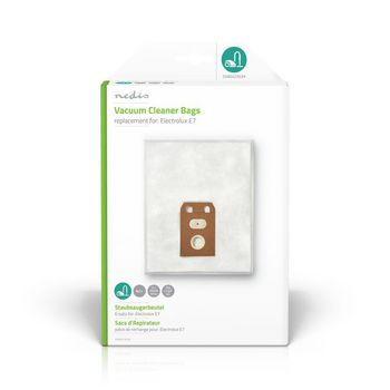 Nedis DUBG221ELE4 Vacuum Cleaner Bag Electrolux 4 Pieces White