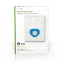 Nedis DUBG222NIL4 Vacuum Cleaner Bag Synthetic Nilfisk GS-GS-GM 4 Pieces White