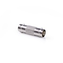 Nedis CVGP01950ME BNC-Adapter 2x BNC Vrouwelijk Vernikkeld 50 Ohm Zilver 10 Stuks
