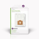 Nedis DUBG220ROW4 Vacuum Cleaner Bag Rowenta RB - RS 4 Pieces Synthetic White
