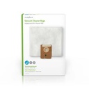 Nedis DUBG222HOO4 Vacuum Cleaner Bag Synthetic Hoover H69 4 Pieces White