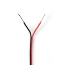 Nedis CAGW0350BK1000 Speaker-Kabel 2x 0.35mm² CCA 100m Rood / Zwart