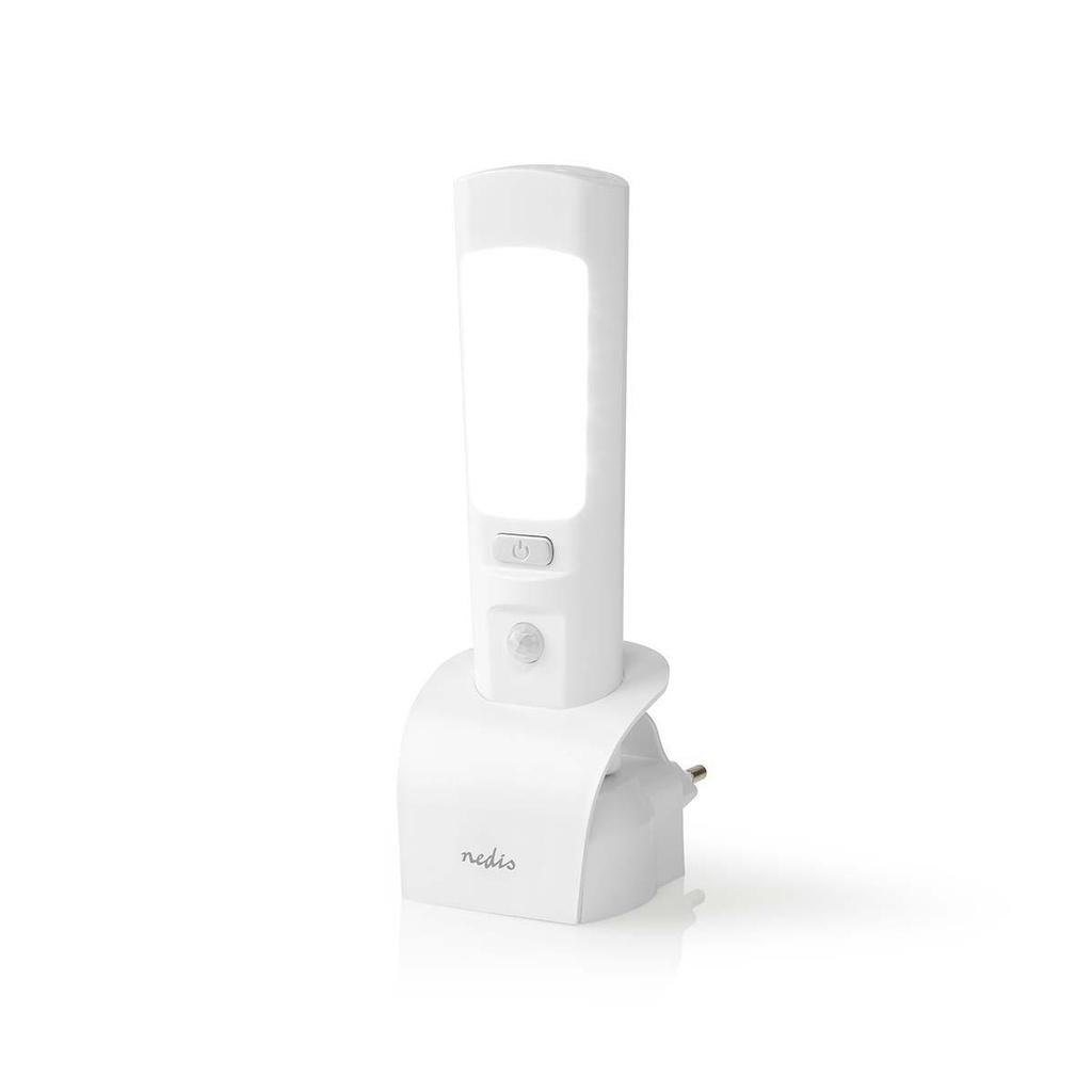 Lampe torche et éclairage d'orientation à LED Nedis LNLGTRHWT 1,3 W Blanc