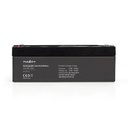 Nedis BALA200012V Rechargeable Lead Acid Battery 12 V 2000 mAh Black