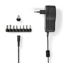 Nedis ACPA109 Universele AC-Stroomadapter 18W 3-12V DC 1.10m 1.5A Zwart