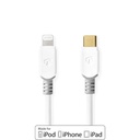 Nedis CCBW39650WT20 Lightning Kabel USB 2.0 Lightning - USB-C 480 Mbps Verguld 2m Wit