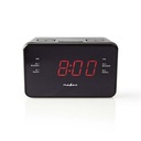 Nedis CLAR002BK Digitale Wekkerradio 0.9"LED-Scherm 3,5 mm Jack AM / FM Zwart