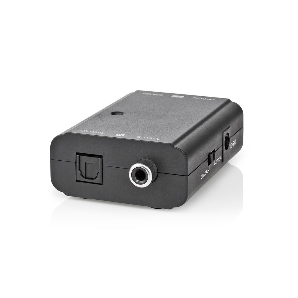 Nedis ACON2507BK Digital Audio Converter 2-way COAX-Toslink / Toslink-COAX Black