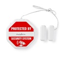 Nedis ALRMGBD20WT Deurstop-Raamalarm Batterij Gevoed Wit