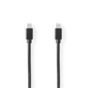 Câble Mini DisplayPort 1.4 Nedis CCGP37504BK20 48 Gbit/s nickelé 2 m noir
