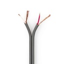 Nedis COTR15000GY100 Audiokabel op rol 2 x 0.16 mm² Koper 100m Grijs 