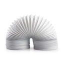 Tuyau d'évacuation d'air en PVC Nedis DRHO127WT60 12,7 cm 6 m pour armoires de ventilation/séchage, blanc