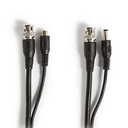 Nedis CCTVCA10BK100 CCTV-Security Kabel BNC / DC 10m Zwart