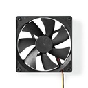 Nedis DCFAN14025BK DC Fan 140 mm 3-Pin 24.9 dBA Black