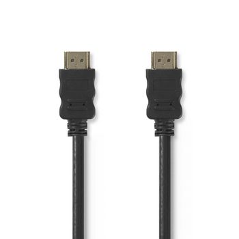 Nedis CVGB34000BK50 ​​HDMI 2.0-Kabel met Ethernet 4K@30Hz ARC 10.2 Gbps 5m Zwart