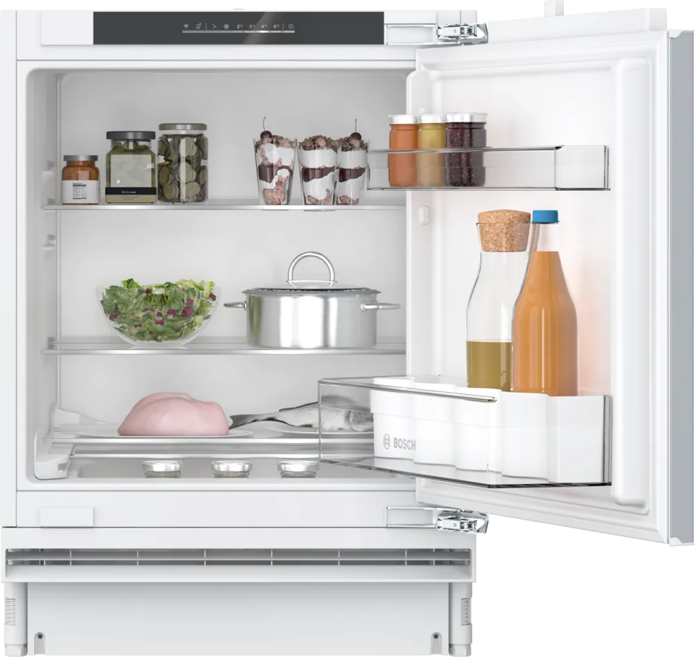 Bosch KUR21VFE0 Undercounter Refrigerator Series 4 82cm 134l Door-on-Door Mounting White