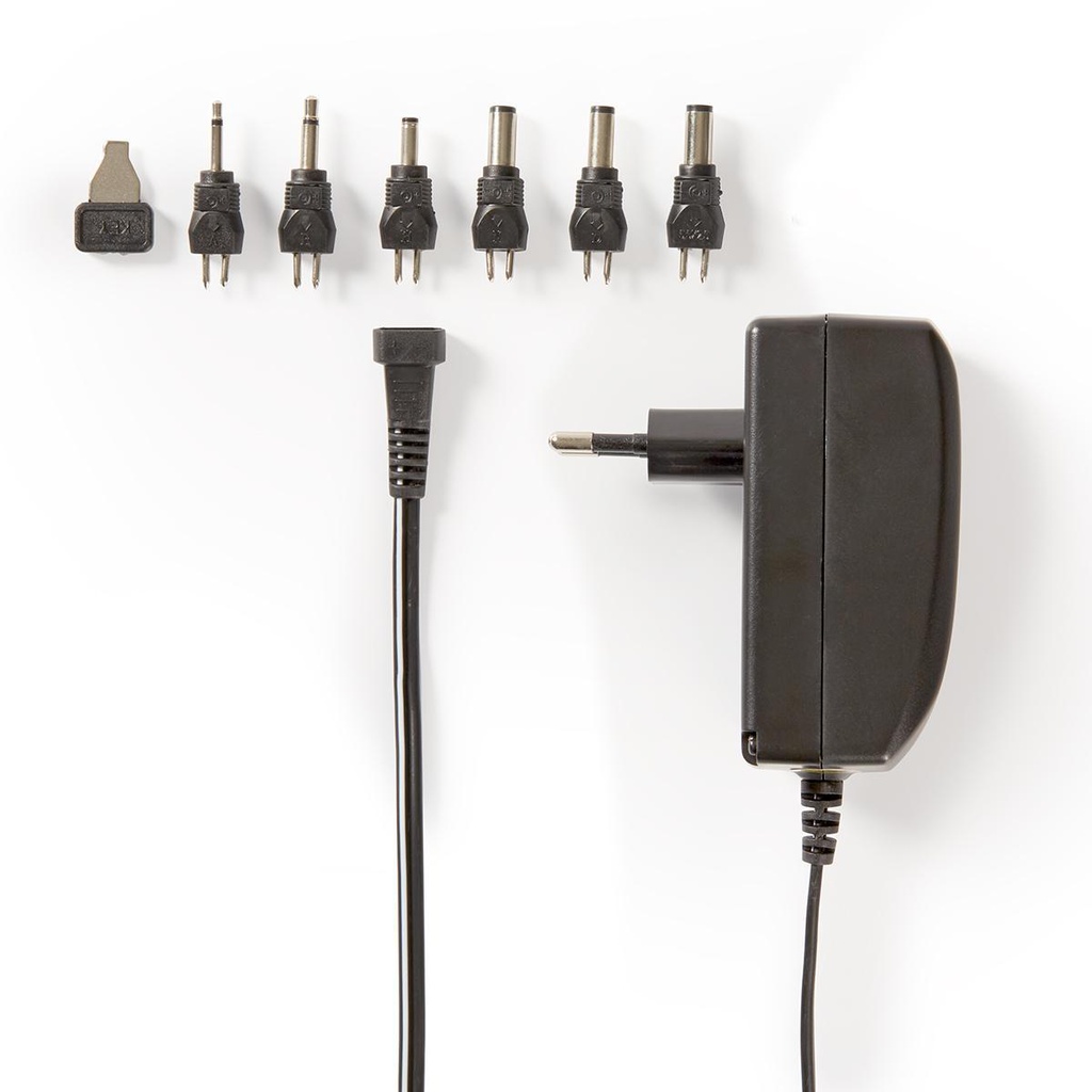 Nedis ACPA003 Universal AC Power Adapter 24W 9-24V DC 1.80m 1.0 - 1.5A Black