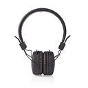 Casque supra-auriculaire sans fil Bluetooth Nedis HPBT1100BK noir
