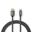 Nedis CVTB34500GY20 HDMI 2.0 Cable HDMI - Mini HDMI 4K@60Hz 18 Gbps 2m Gray