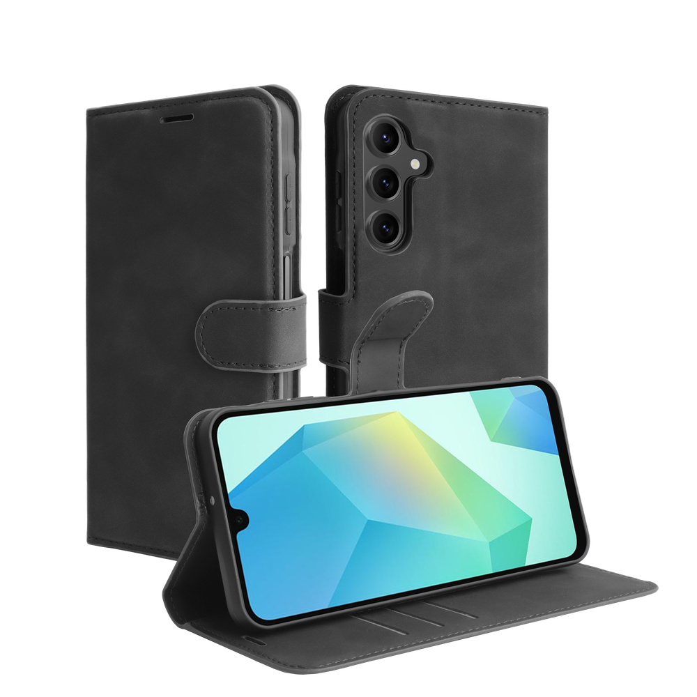 Just in Case 8502674 Premium Wallet Case Samsung A16 Zwart