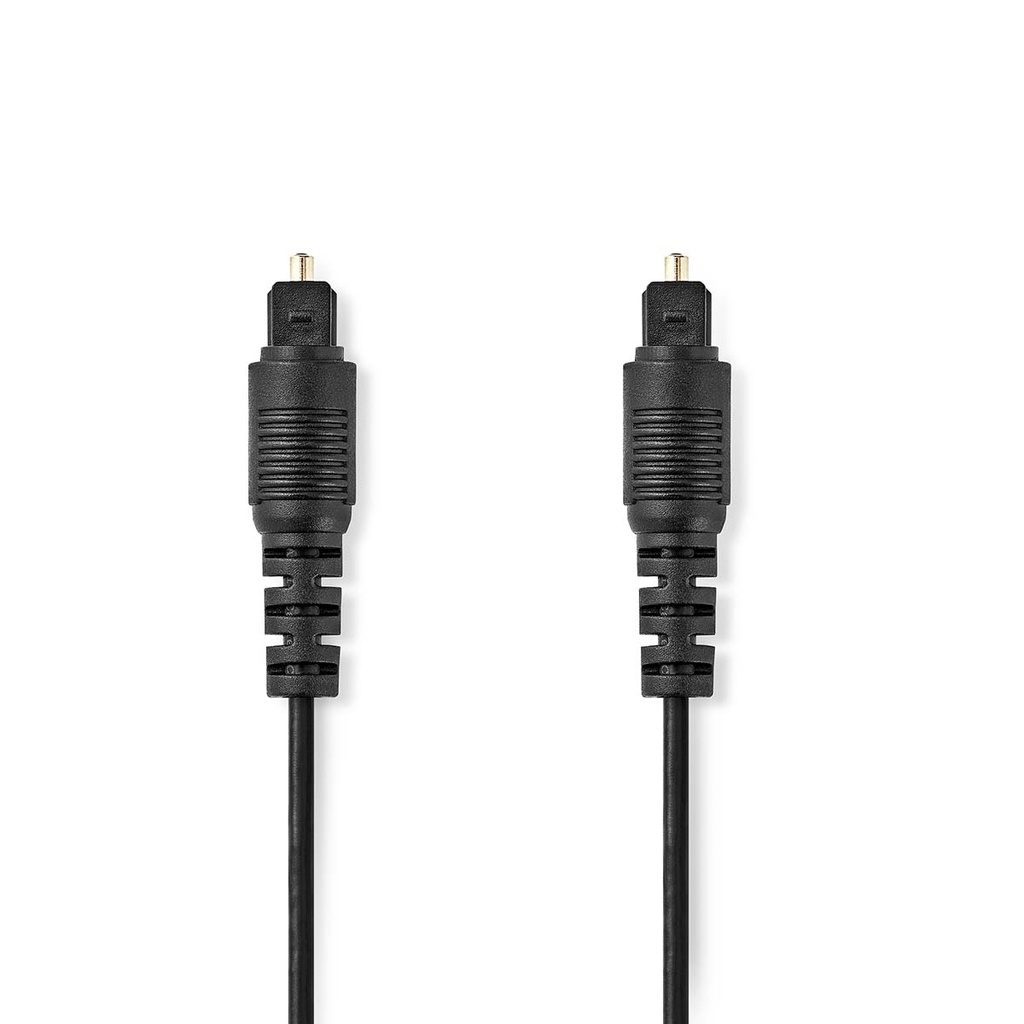 Câble audio optique Nedis CAGL25000BK50 TosLink mâle 5 m noir