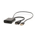 Adaptateur HDMI Nedis CCGB34300BK02 HDMI + USB-A - DisplayPort, noir plaqué or