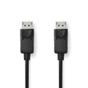 Nedis CCGL37010BK30 DisplayPort Cable 4K@60Hz Nickel-plated 3m Black
