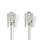 Nedis CCGL52010IV30 Serial Cable D-SUB 9-Pin - D-SUB 9-Pin Female Nickel Plated 3m White