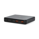 Nedis DCGPD65W100BK Bureaulader 65 W Outputs: 4 USB-A / USB-C Zwart