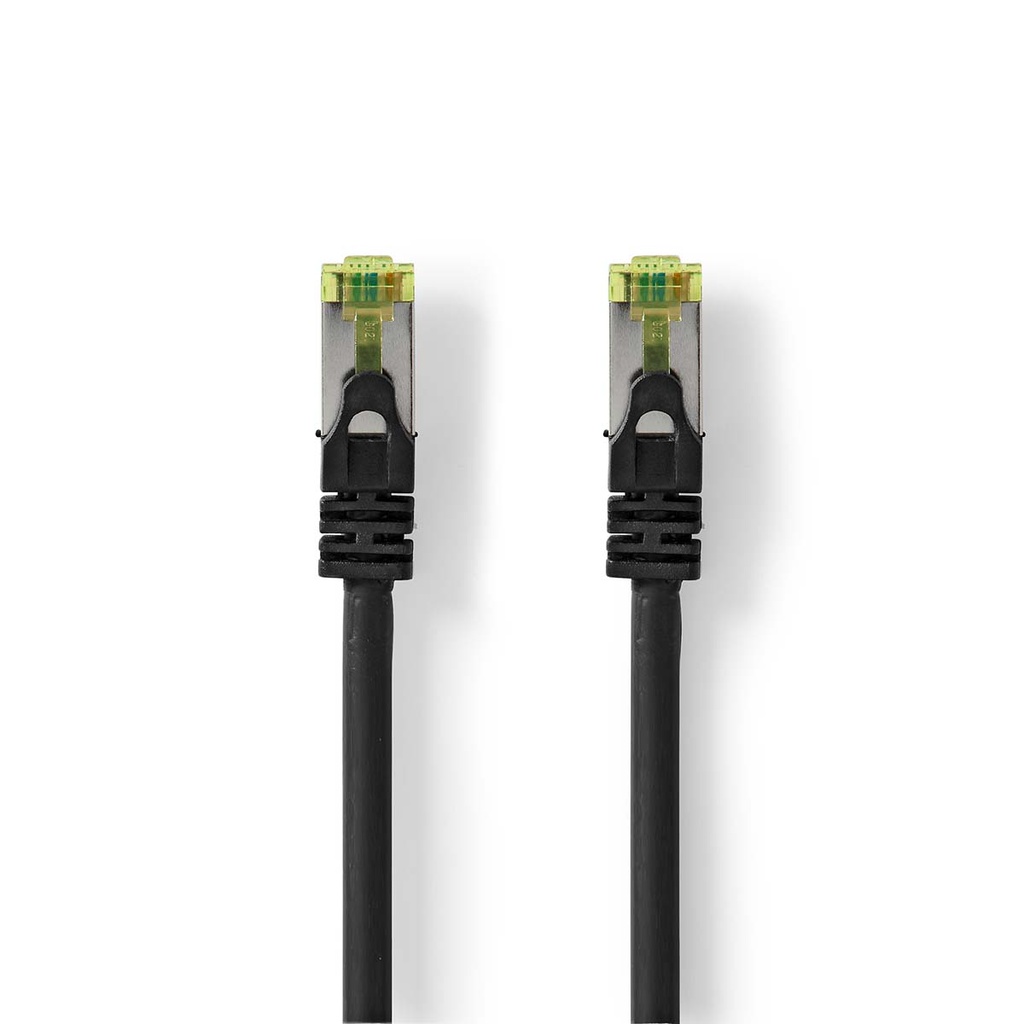 Nedis CCGL85420BK025 CAT7 Network Cable S/FTP RJ45 25cm LSZH Black