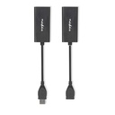 Rallonge USB Nedis CCGB61EXTBK500 sur CAT5e/6 50 m 480 Mbps nickelée noire