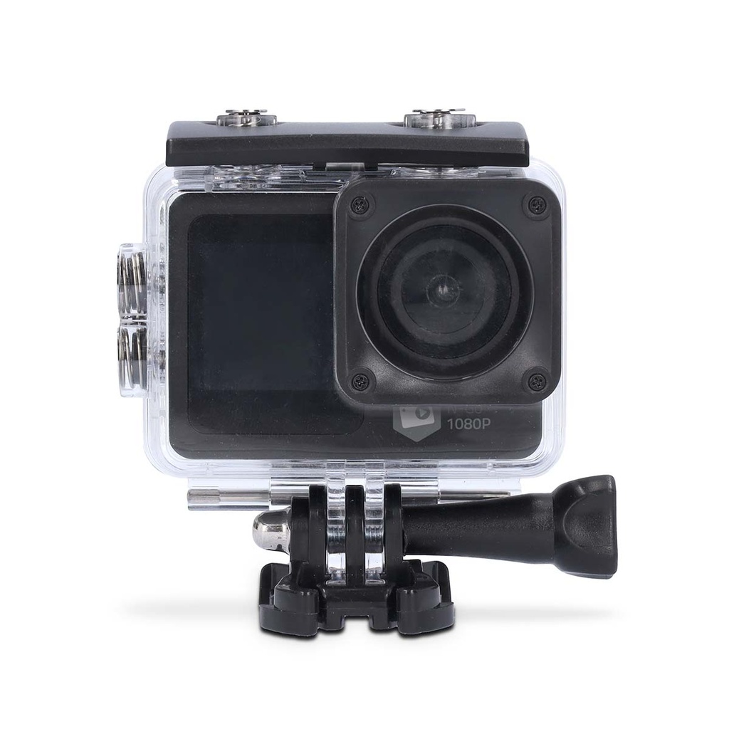 Nedis ACAM31BK Action Cam Dual Screen 1080p@30fps 12M Waterproof Black