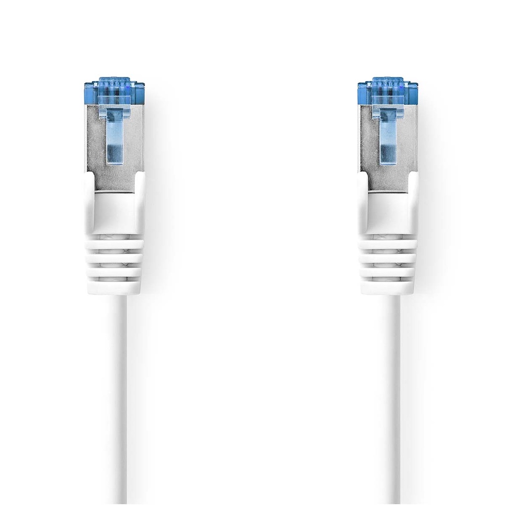 Câble réseau Nedis CCGB85330WT10 CAT6a S/FTP RJ45 1 m LSZH Blanc