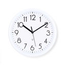 Nedis CLWA105WT Wall Clock 220 mm Diameter Plastic White