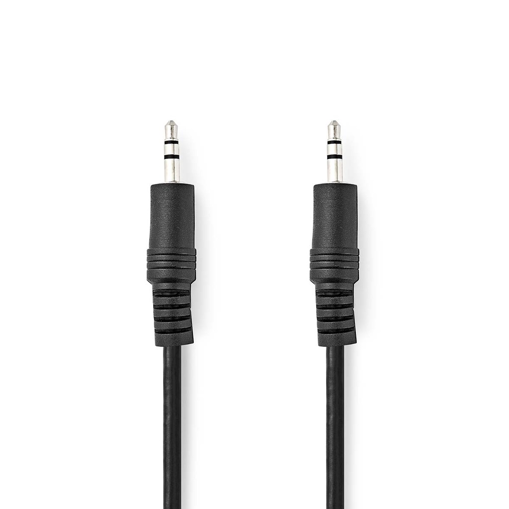 Nedis CAGL22000BK20 Stereo-Audiokabel 3,5 mm Jack Vernikkeld 2m Zwart