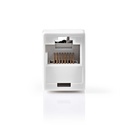 Coupleur réseau Nedis CCGB89005WT CAT5e RJ45 non blindé ABS blanc