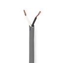 Nedis COTR15030GY100 Speaker-Kabel op rol 2x 1.5mm² Koper 100m Grijs