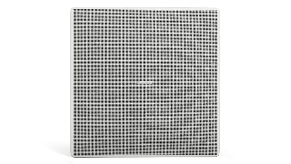 Enceinte de plafond haut de gamme à profil bas Bose EdgeMax EM90-LP, blanche