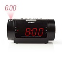 Nedis CLAR005BK Digital Alarm Clock Radio 0.9" LED Display Time Projection AM/FM Black