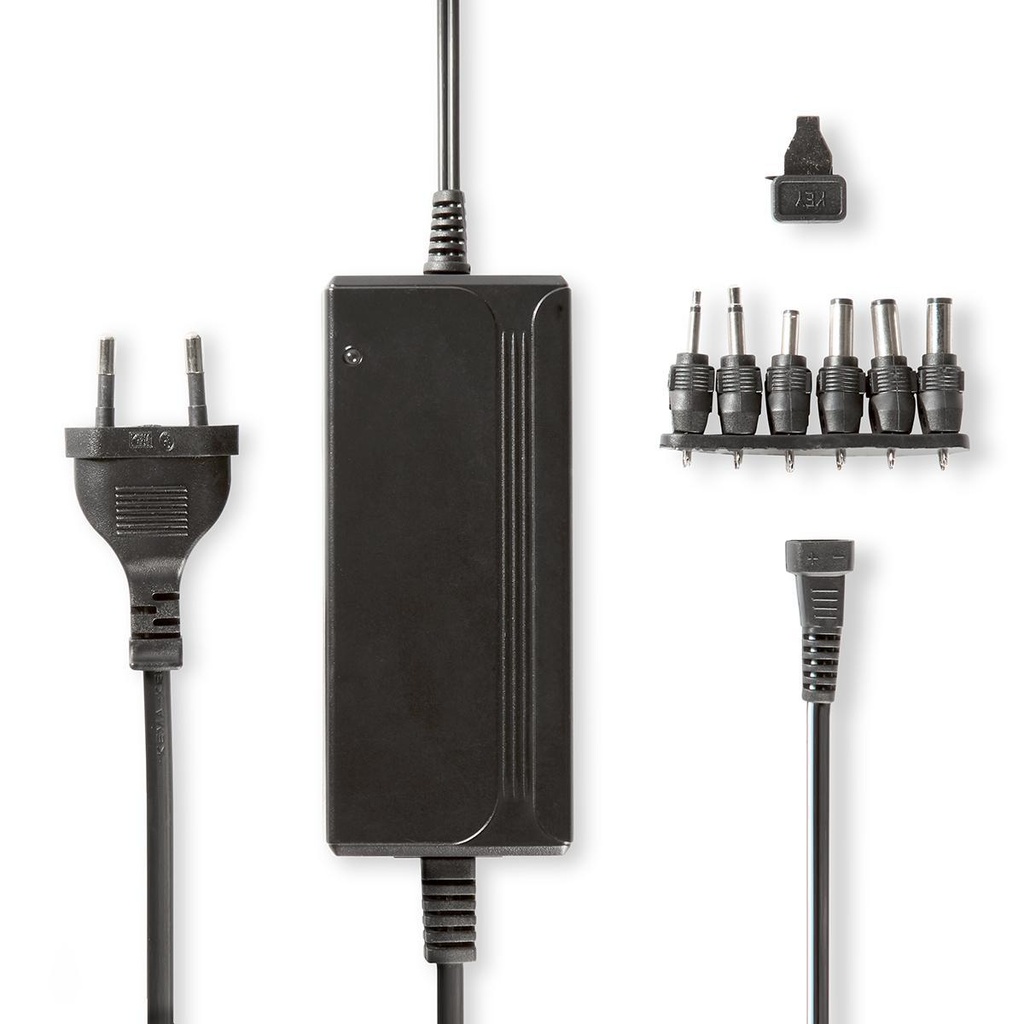 Nedis ACPA004 Universal AC Power Adapter 36 W 5-15V DC 3.60m 2.4 - 3.0A Black
